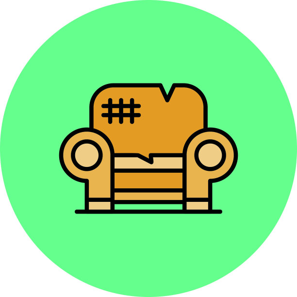 沙发上的图标图片下载