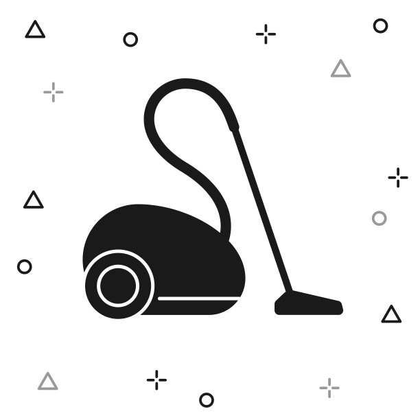 吸尘器。白色背景图标图片下载