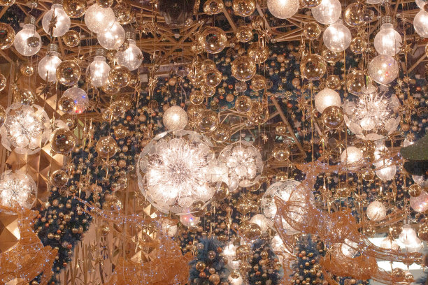 2006年12月1日香港的圣诞装饰图片下载