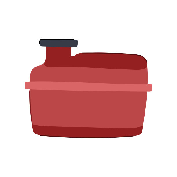 水库塑料水箱卡通矢量插图图片下载