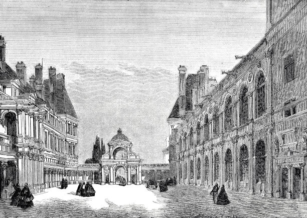 枫丹白露，椭圆形球场图片下载