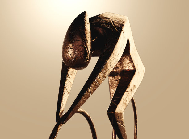 青铜骑车人雕塑图片下载