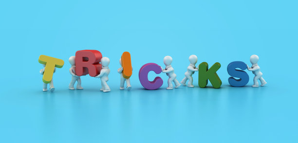 卡通商人携带的把戏字图片下载