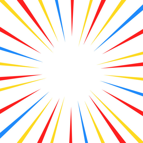 彩色浓缩线条的插画素材图片下载