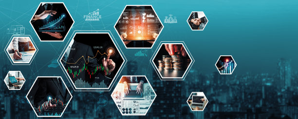未来商业数字金融数据技术和大数据概念图片下载
