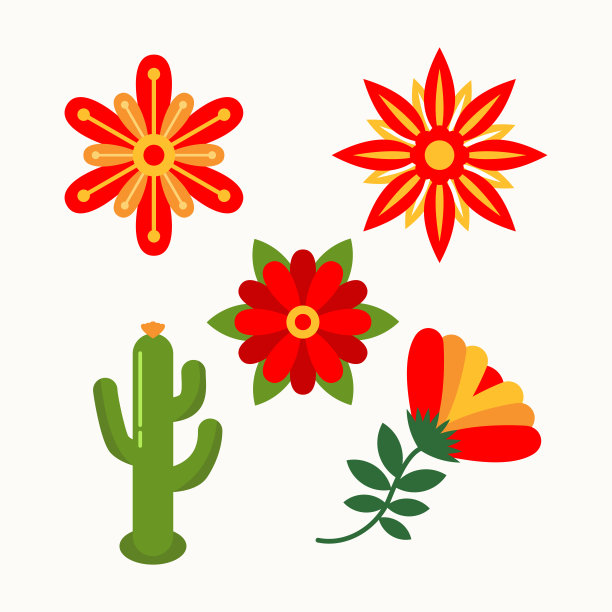 秘鲁遗产月元素矢量设计图片下载