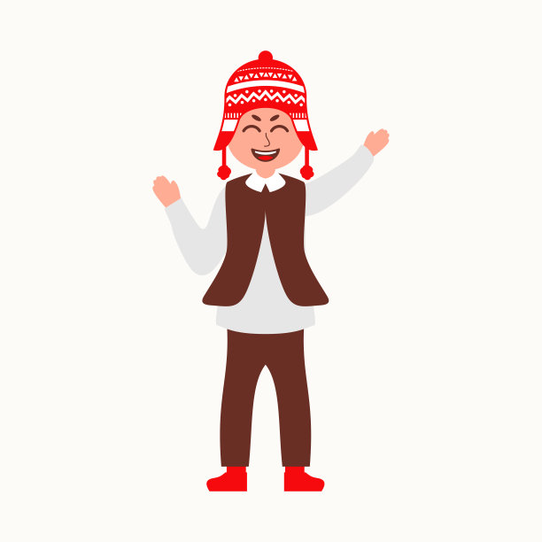 秘鲁遗产月元素矢量设计图片下载