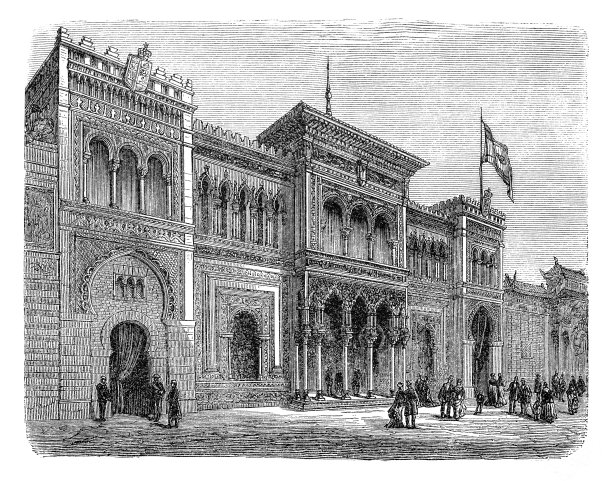 1878年巴黎世博会上的西班牙馆图片下载