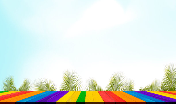 蓝色工作室夏季背景空房间最小的厨房桌子裙台酒吧模拟光场景平滑抽象柜台化妆品大理石墙壁图案纹理设计空间场景棕榈叶阁楼水泥。图片下载