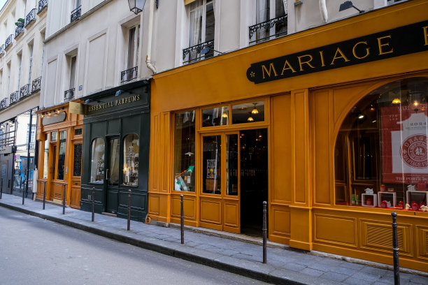 法国巴黎Mariage Freres茶店的外立面图片下载