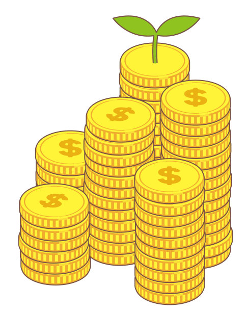 硬币插图材料图片下载