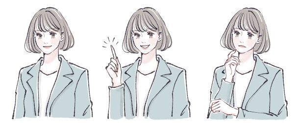 妇女和女孩的插图材料图片下载