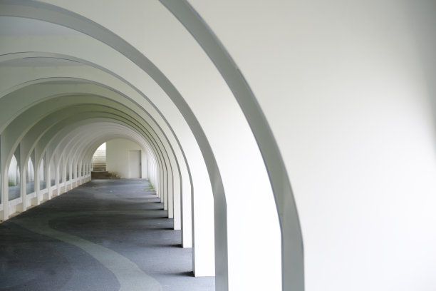 现代人行桥图片下载