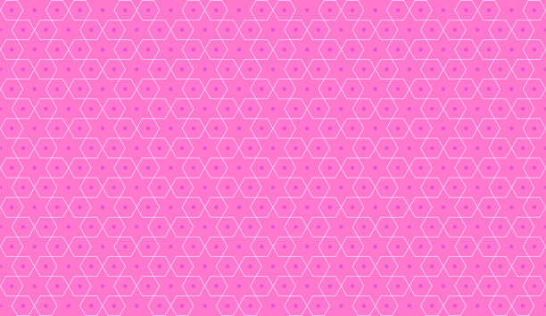 几何无缝粉红色星形图案图片下载