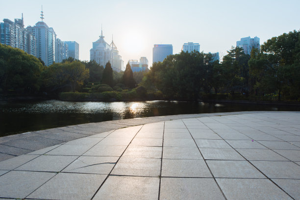 城市公园汽车广告背景图片图片下载