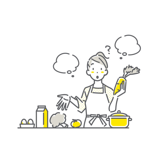 女青年做饭，食品安全图片下载