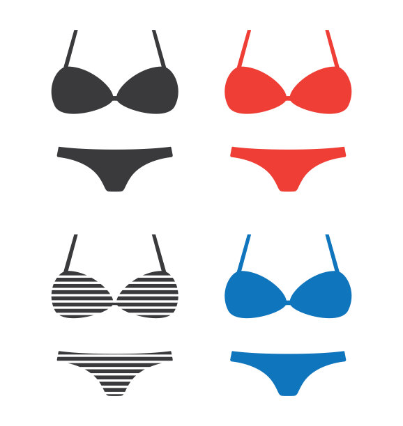 比基尼海滩标志图片下载