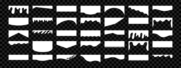 网站设计的背景部分和分隔符。隔离矢量模板的网站，应用程序，海报，横幅。图片下载