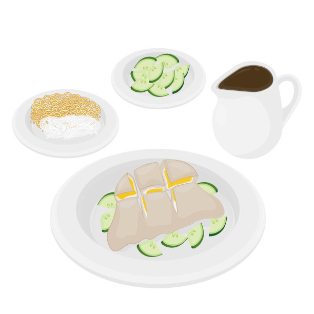 Pempek Kapal Selam配咖喱酱和面条图片下载