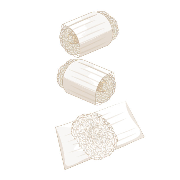 简单的线条艺术lemper ayam图片下载