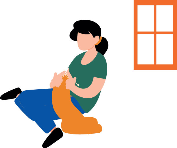 这个女孩正在编织。图片下载