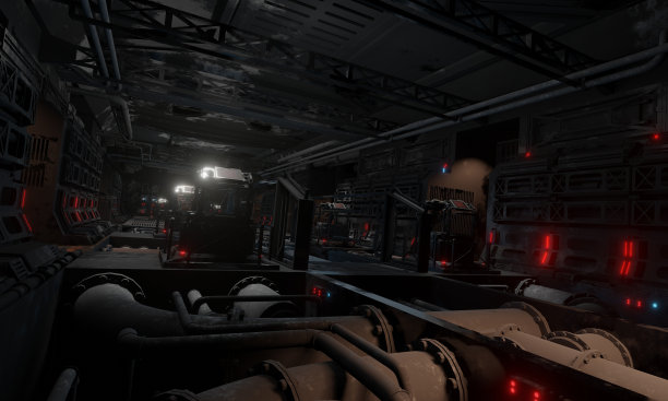 一个废弃的室内科幻小说图片下载