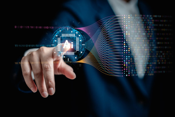 研究商业数据、财务、市场报告、大数据分析技术、处理虚拟屏幕上的复杂信息流、机器学习、人工智能、ML的科学家图片下载