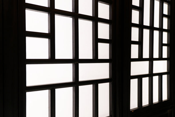 中国古典窗廓背景图片下载