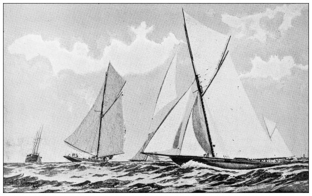 古董形象:帆船图片下载