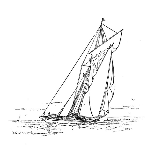 古董形象:帆船“加拉蒂亚”号图片下载
