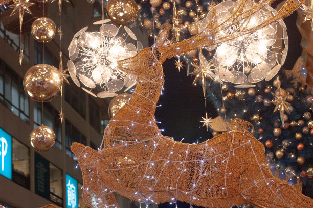 2006年12月1日香港的圣诞装饰图片下载