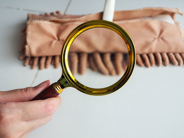 用放大镜看拖把图片下载