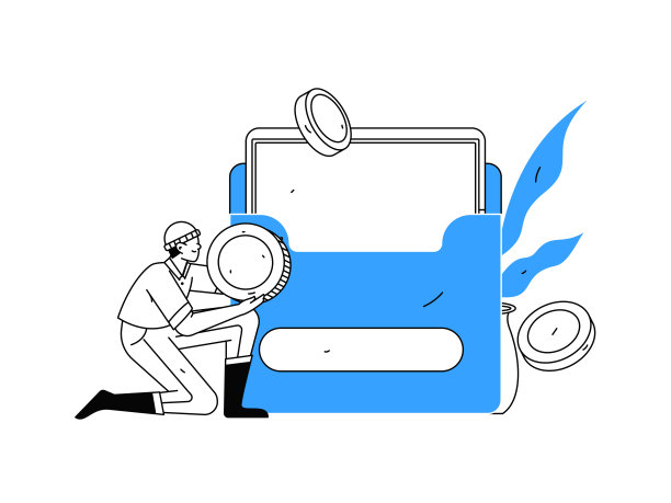 网上购物电子商务优惠券概念平面矢量概念操作手绘插画图片下载