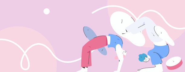 练习瑜伽，身心健康，平面矢量人物概念，操作手绘插图图片下载