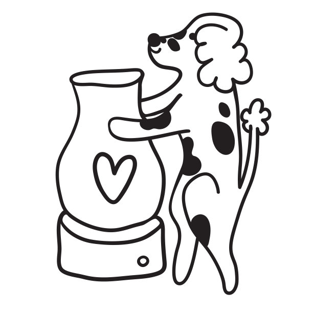 狗狗-陶器图片下载