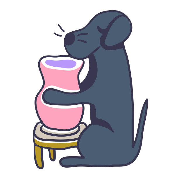 狗狗-陶器图片下载