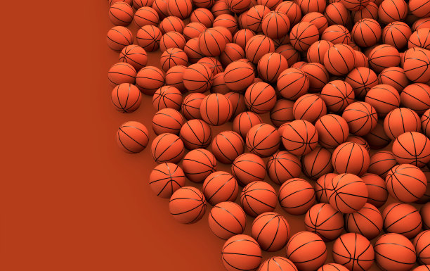 篮球，篮球3D视觉设计。图片下载