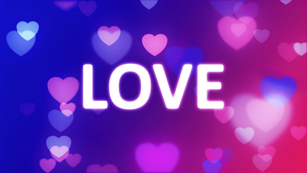 无缝图案与心。浪漫的奶油桃色背景纺织品，壁纸，织物，设计图片下载