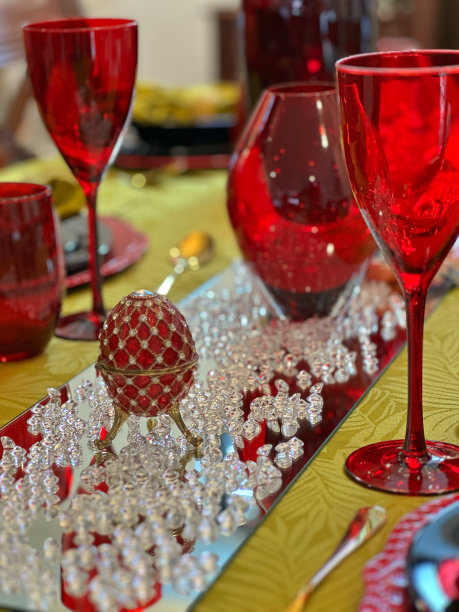 优雅的晚餐和装饰图片下载