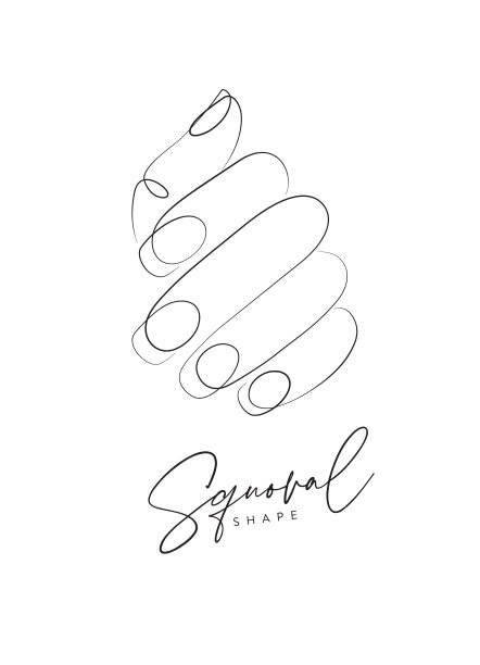 女人手与椭圆形指甲米色图片下载