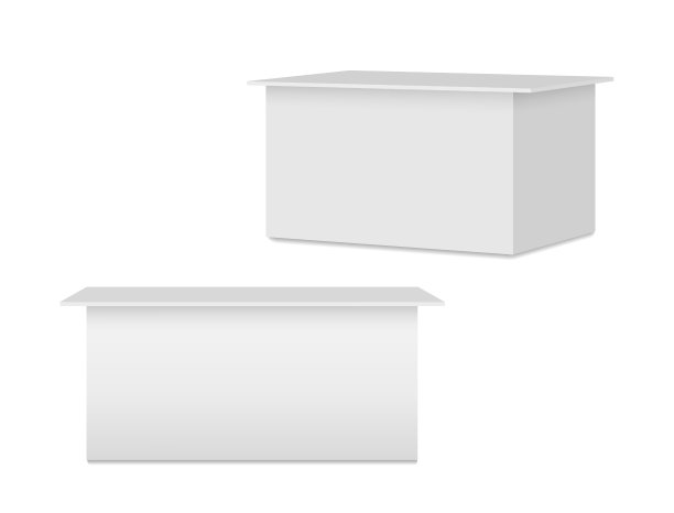 移动计数器模型。向量现实。广泛的接待，信息站，展览摊位，建筑，摊位，服务台，零售贸易，促销，广告，pos, poi。两个空白模板。图片下载