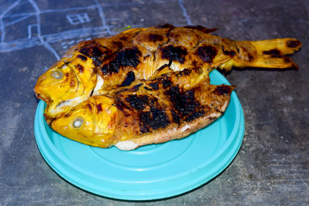 烤鲤鱼图片下载