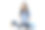 全身尺寸的年轻女孩读书坐在地板上穿着牛仔裤牛仔粉t恤鞋孤立在白色背景股票照片图片下载