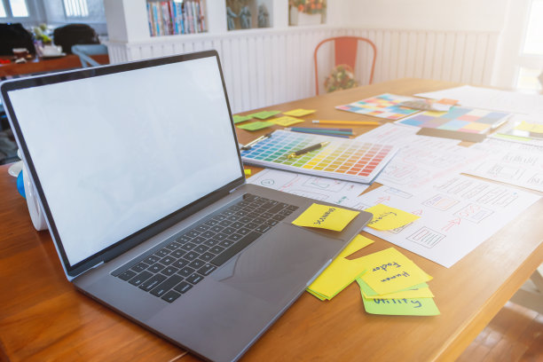 移动应用开发团队正在研究和设计ux UI系统，以便在智能手机上的应用程序中显示和颜色，以有效地工作，而不会导致ux UI系统出现任何错误。图片下载