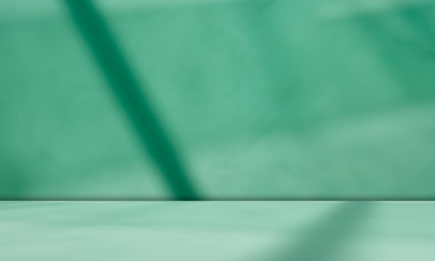 绿色阴影背景工作室房间照片图片下载