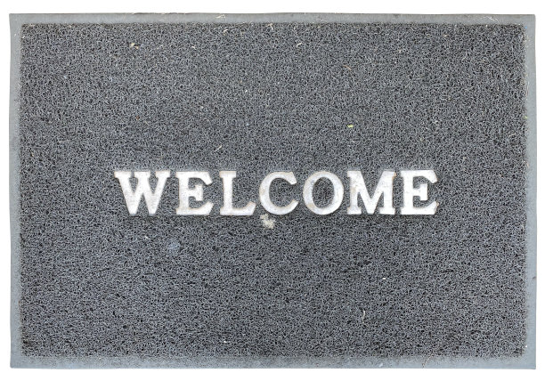 旧的吸尘垫隔离透明背景。图片下载