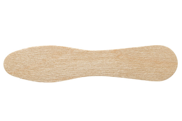 可切割的一次性木制冰淇淋勺图片下载