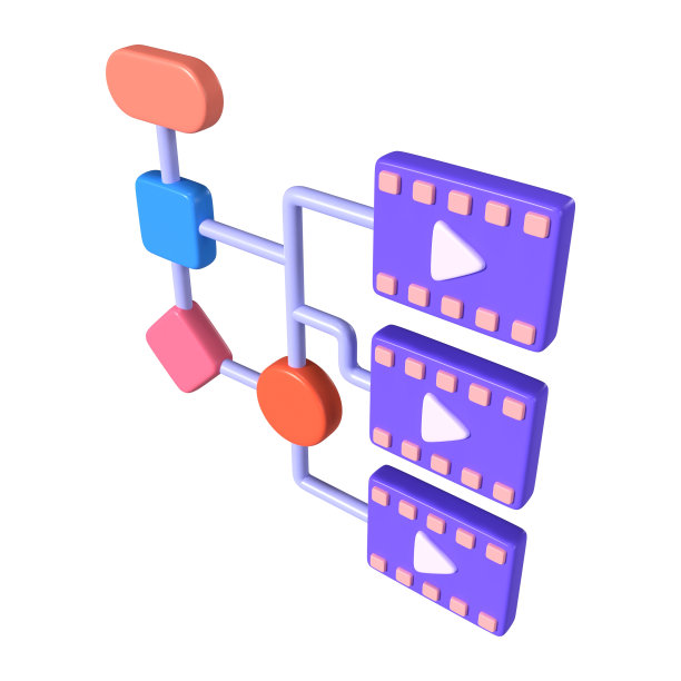 算法图标3D插图图标图片下载