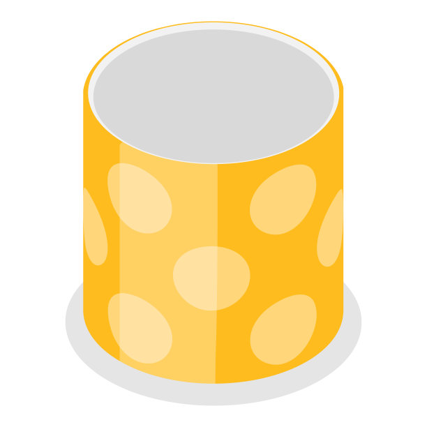 盆栽植物的三维等距平面矢量集。项目3图片下载