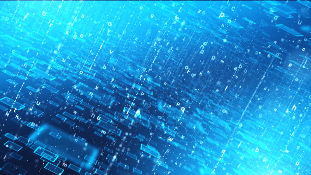 数字技术背景。数字线框二进制代码图形背景。图片下载